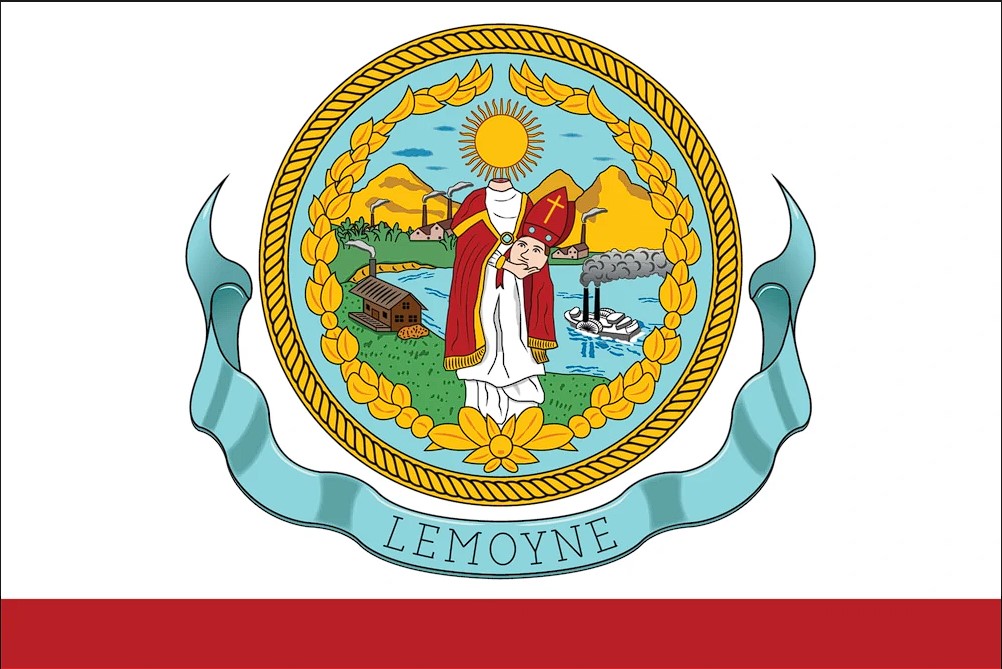 Η σημαία της πολιτείας του Lemoyne